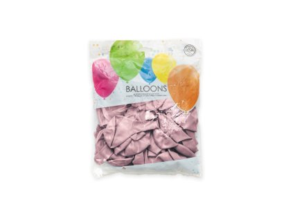 50 balónků 12″ perleťově růžové zlato