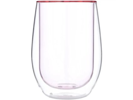 Blokker dubbelwandig glas 35cl – roze