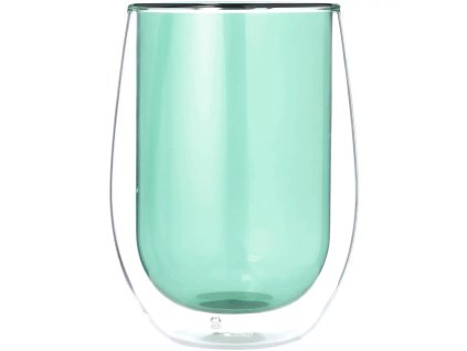 Blokker dubbelwandig glas 35cl – groen