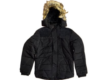 Pánská černá zimní bunda MEN'SFASHION