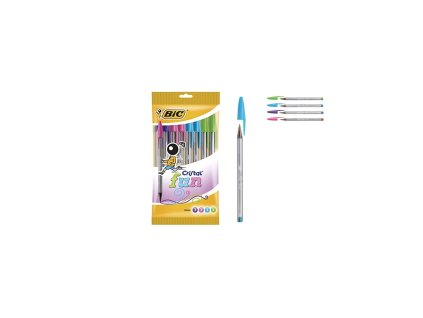 Balení 8 pastelových per Bic