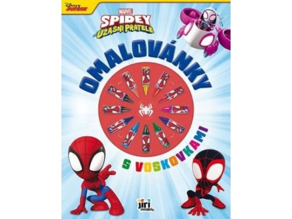 Omalovánky s voskovkami Spidey