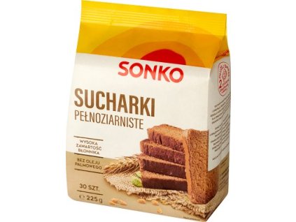 Celozrnné suchary Sonko