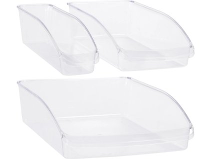 Tři organizéry chladničky 3ks