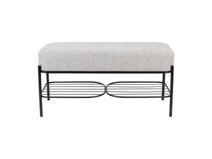 Lavice Milou světle šedá