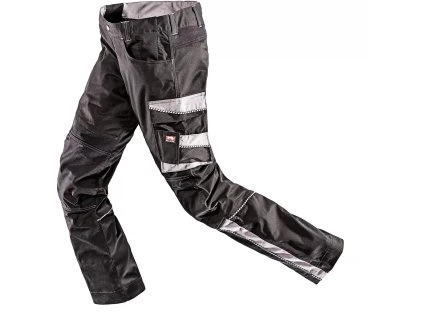 Pánské pracovní kalhoty  - šedá/černá