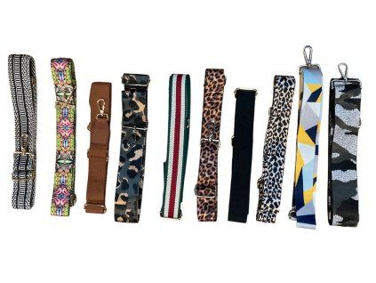 Popruh ke kabelce/tašce, mix barev