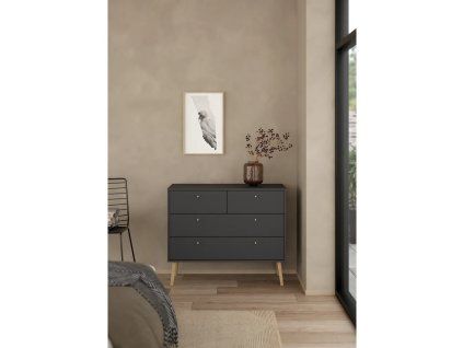 Komoda Bodo antracitová