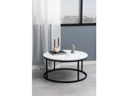 Konferenční stolek Spiro bílý