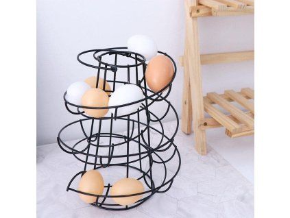 Stojan na vajíčka černý