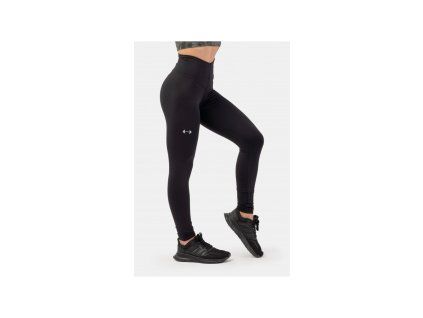 Legíny Nebbia Classic Performance s vysokým pasem 403 černá, Velikost XS