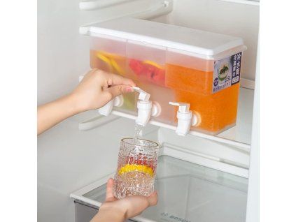 3,5L dávkovač nápojů do lednice se 3 kohoutky