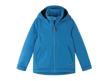 REIMA dětská softshellová bunda Koivula Cool blue, velikost 164 cm