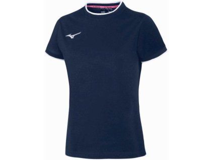 Dámské tričko Mizuno Tee/Navy/White, velikost M