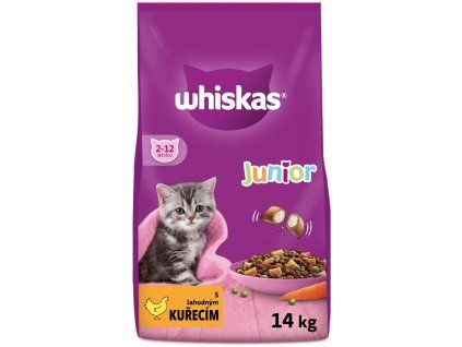Whiskas granule kuřecí pro koťata 14 kg
