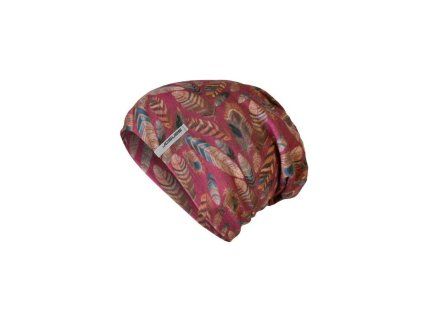 SENSOR ČEPICE MERINO IMPRESS lilla/feather, velikost L
