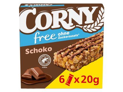 Cereální tyčinky Corny čokoládové 6ks
