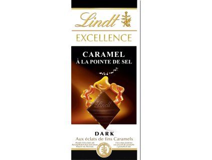 Lindt Excellence s karamelem a Fleur de Sel 100 g