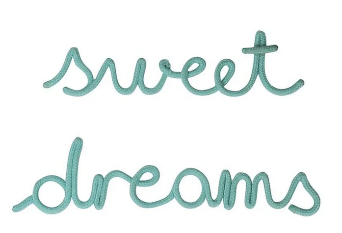 "Sweet dreams" lano drôt slovo
