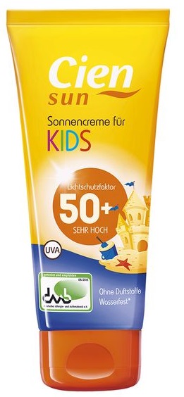 Cien - Detský krém na opaľovanie - SPF 50 - 100 ml