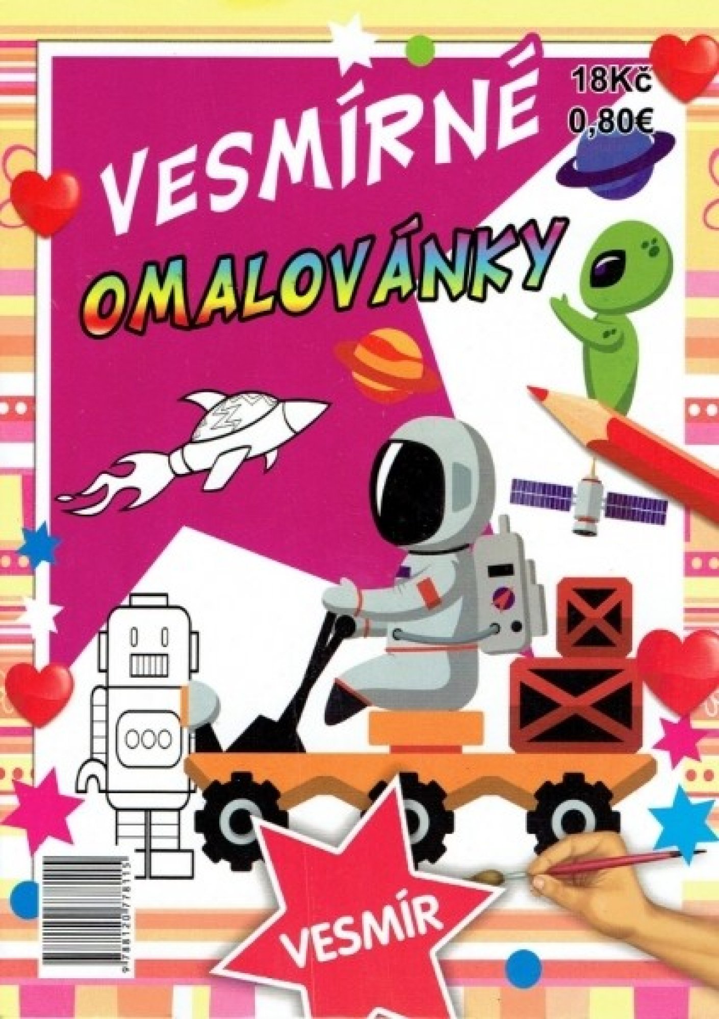 Vesmírne omaľovánky A5