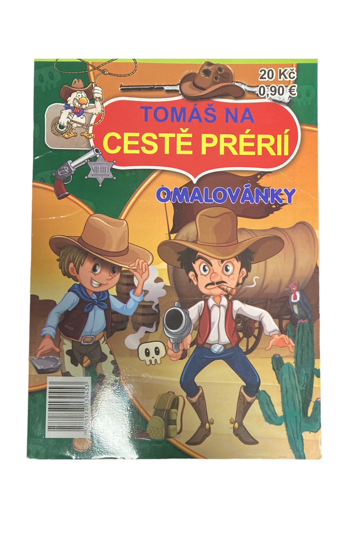 Omaľovánky Tomáš na ceste prérií