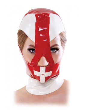 Latexová maska ​​zdravotnej sestry