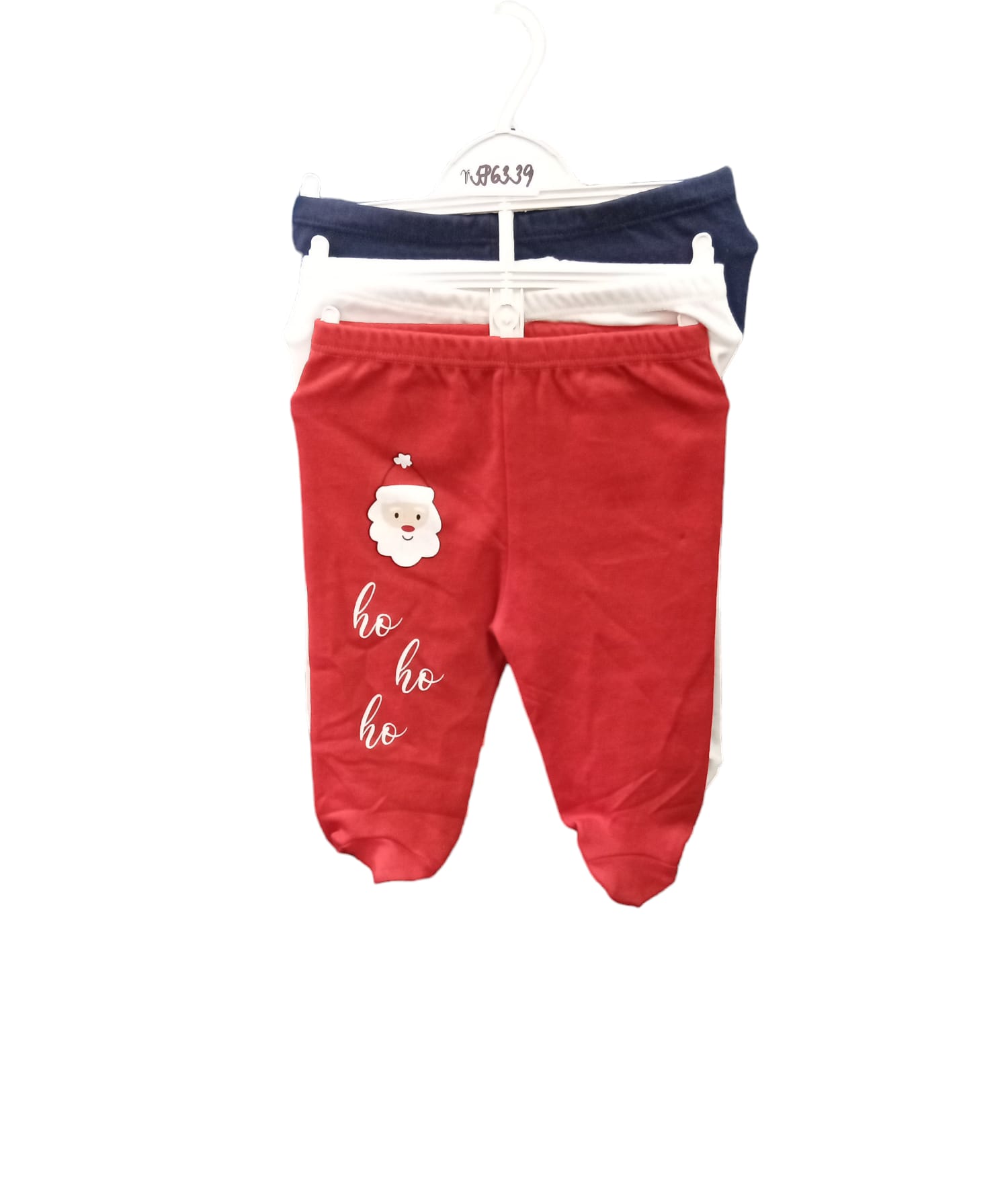 Detské polodupačky 3 ks-Červená, Biela, Modrá Veľkosť DETSKÉ: 0-3M