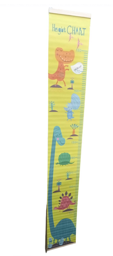 Detský meter na stenu - dinosaurus