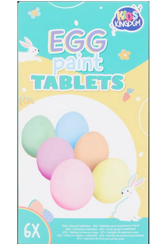 Farbiace tablety na vajíčka