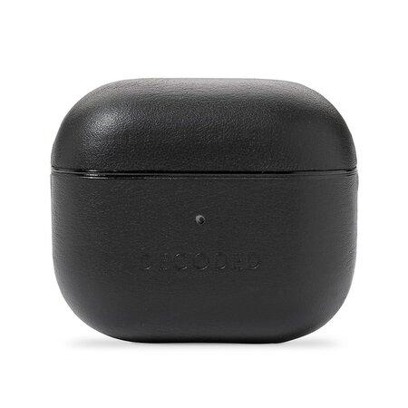 Decoded AirCase kožené pouzdro pro Airpods 3 černé