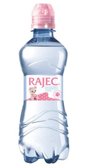 Rajec dojčenská voda 0,33 l PET