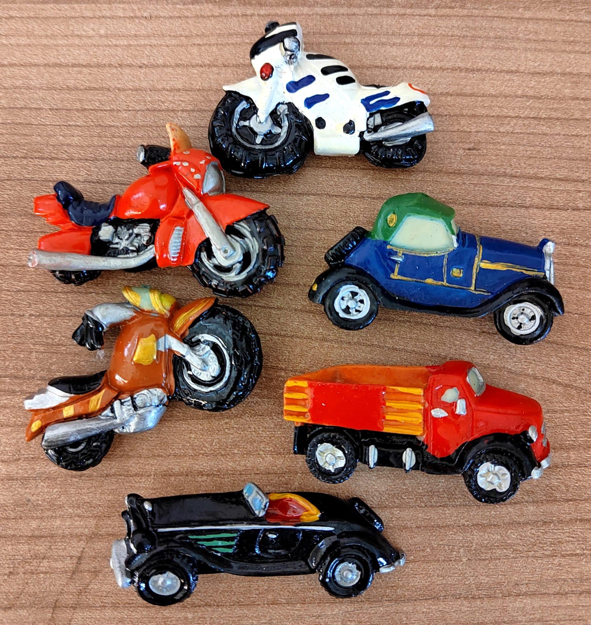 Magnetky auta a motorky
