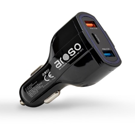Aroso Autonabíjačka 2x USB, 1x USB-C 12/32V