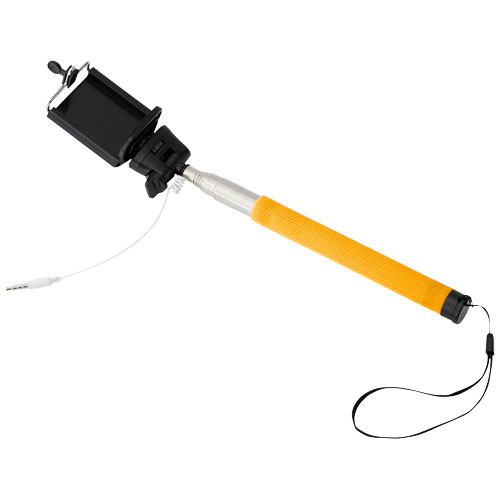 Teleskopická selfie tyč 90 cm SELFIE, oranžová
