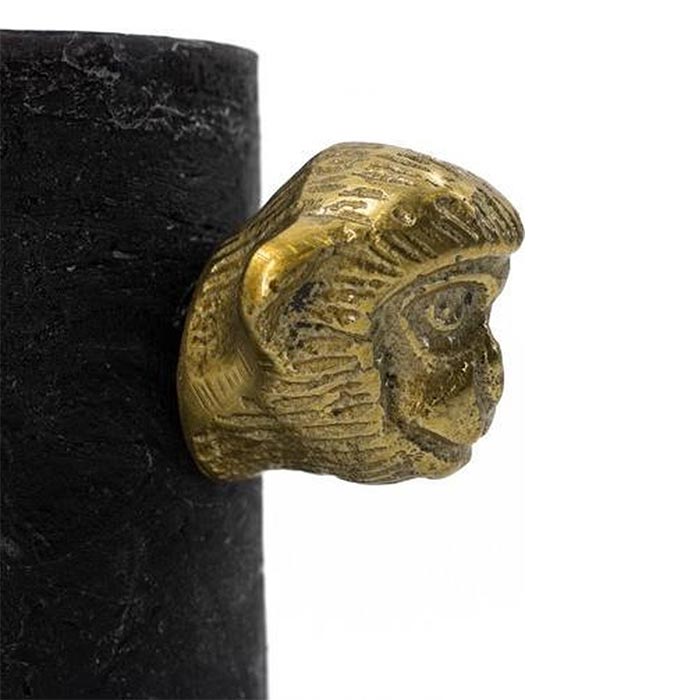 Kolóny - Svietniková opica - 6,5x3x7cm - zlatá