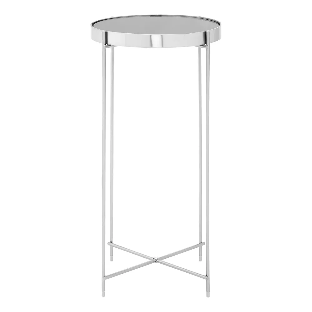 Okrúhly odkladací stolík so sklenenou doskou ø 33 cm Allure – Premier Housewares