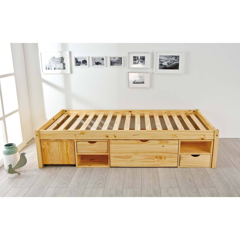 POSTEĽ SCALLA (90X200) S ROŠTOM