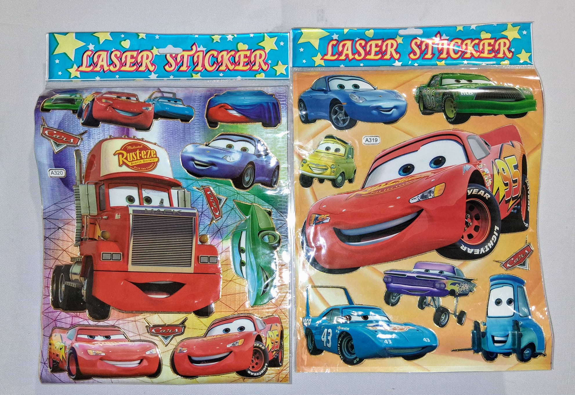 Samolepky Cars - 9-12 ks