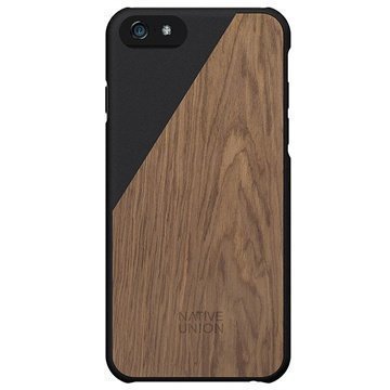 Obal na iPhone 6 Plus/6S Plus dřevěný/černý