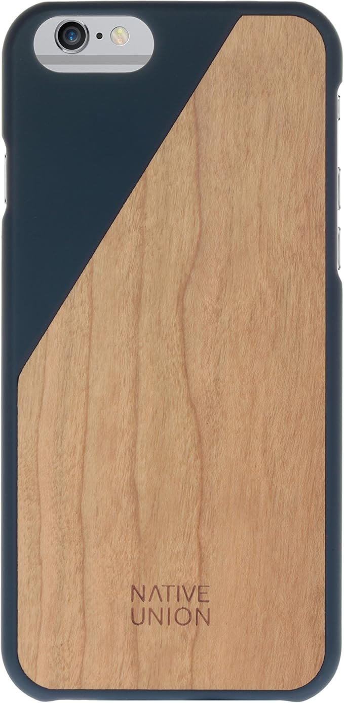 Obal na iPhone 6/6s dřevěná/modrá