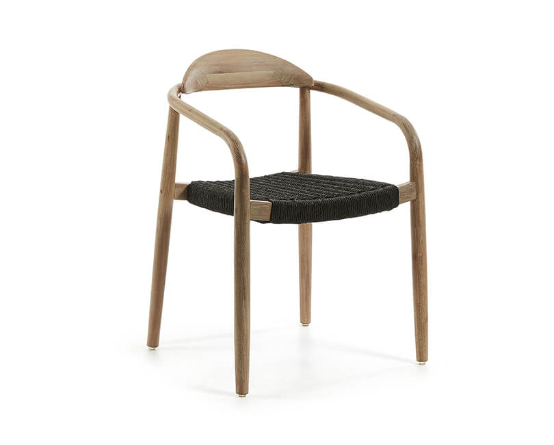 Stolička Glynis čierna