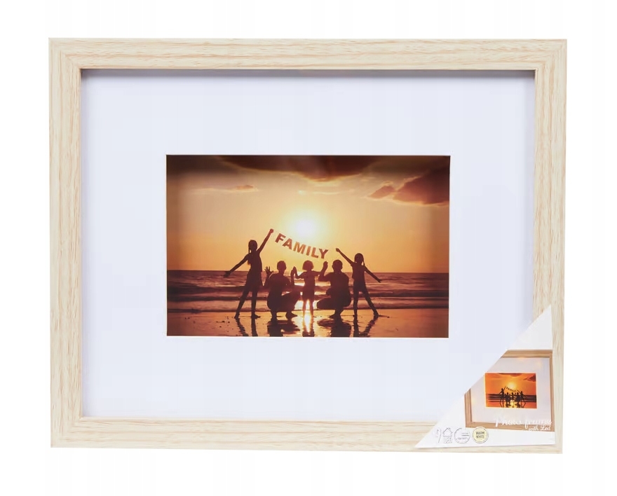 Fotorámeček s LED světlem pro fotografie 10 x 15 cm