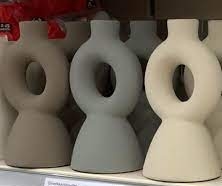 Porcelánový stojan na sviečku 15cm sivý