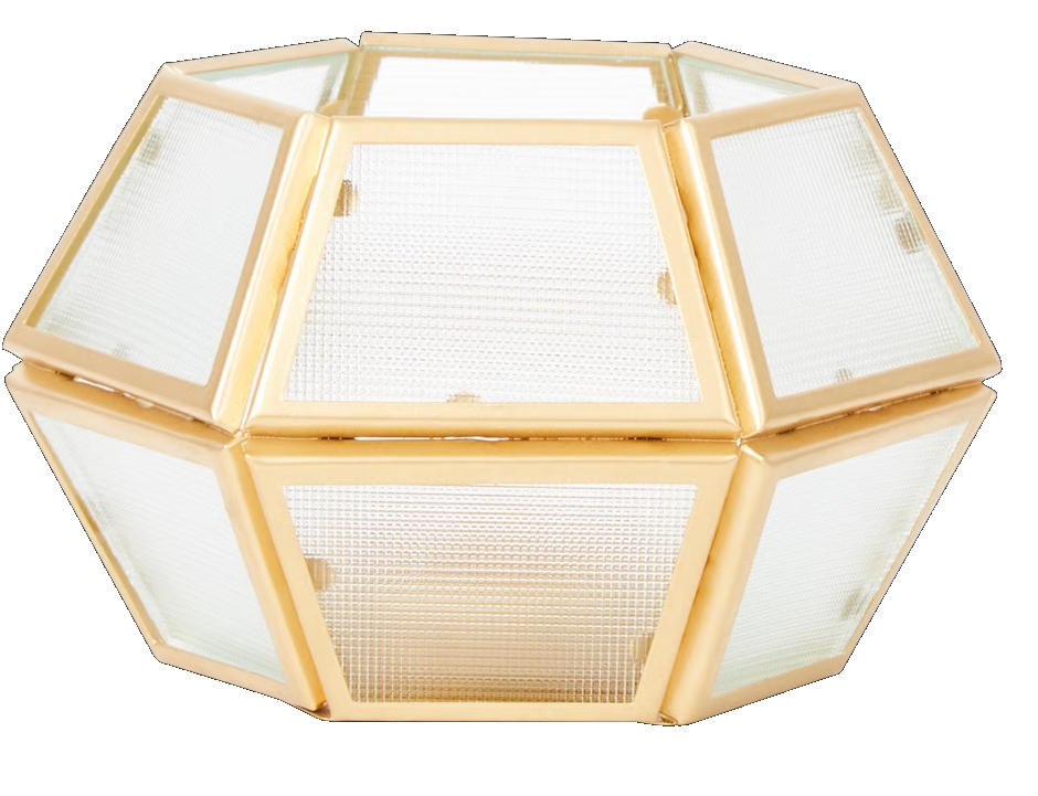 Svietnik v originálnom dizajne Varianta: Zlatá