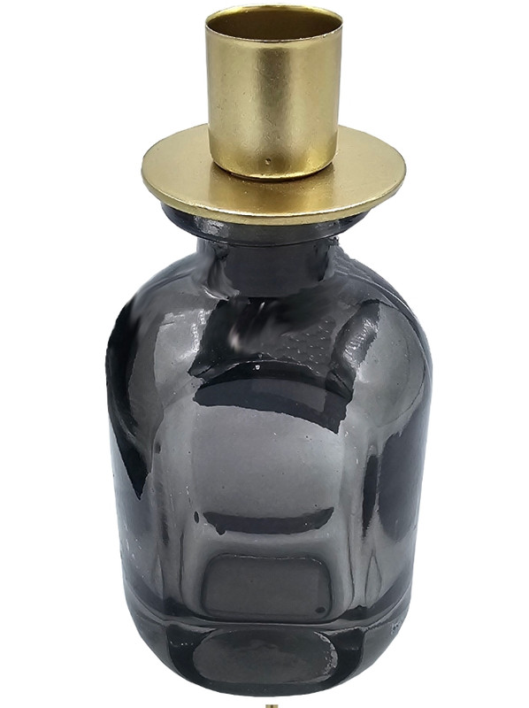 Sklenený svietnik Home Accents 14,5 cm