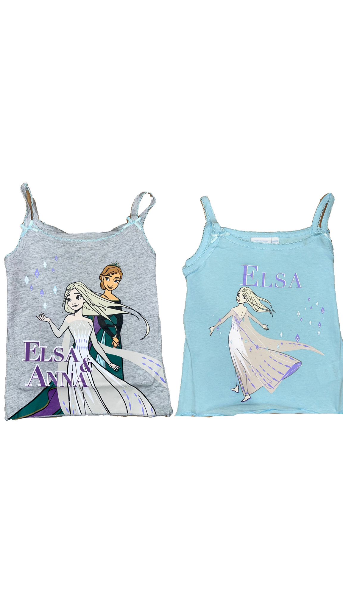 Holčičí tílka 2 ks , Ledové Králoství Varianta: 98/104