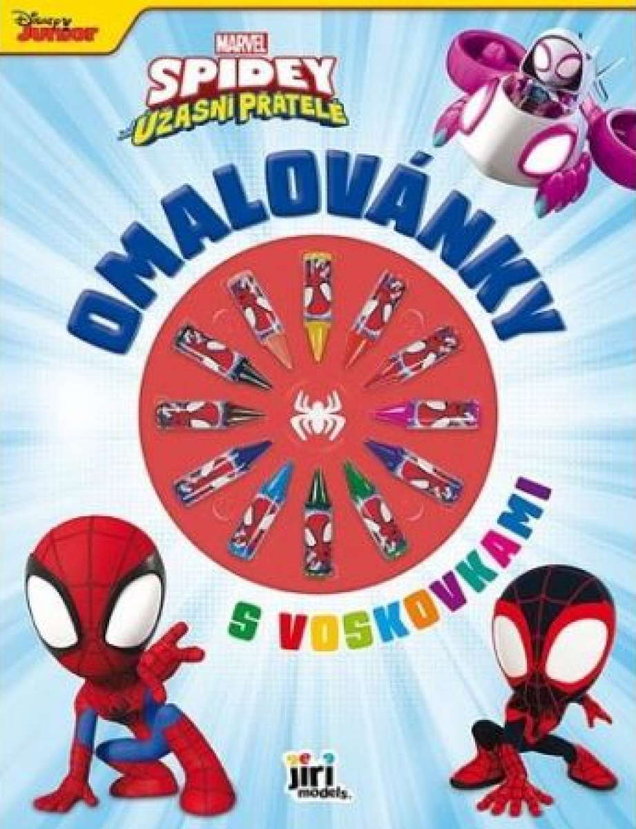 Omaľovánky s voskovkami Spidey