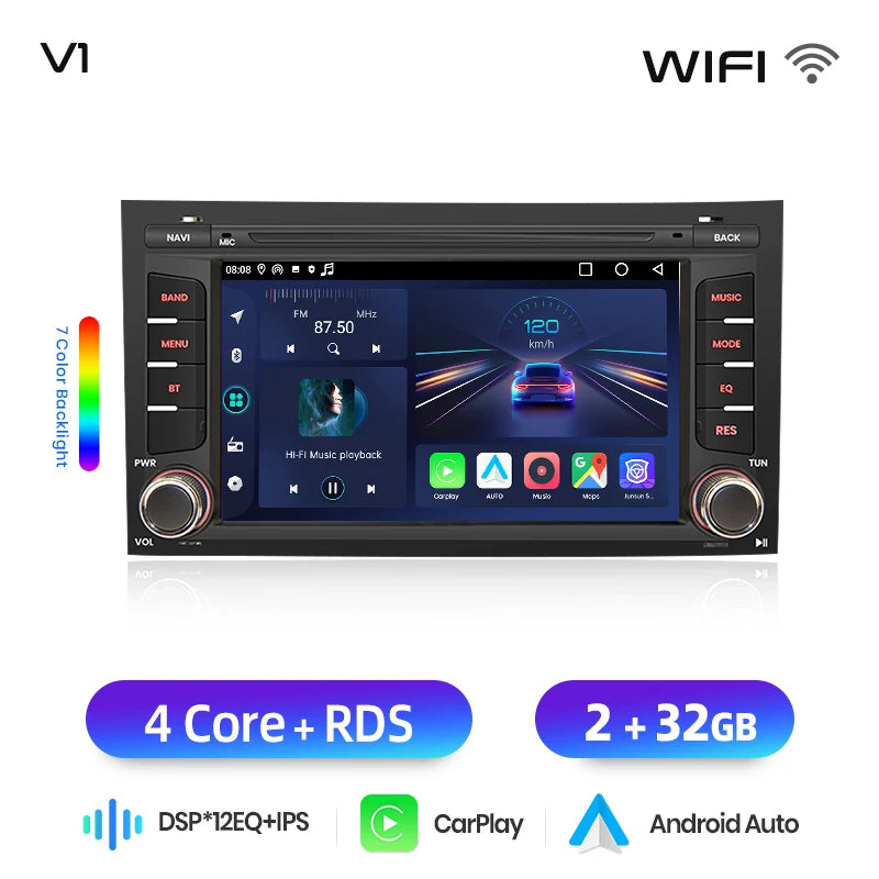 Autorádio pro Seat Leon MK3 5F 2012-2020 s Androidem 4G+64GB