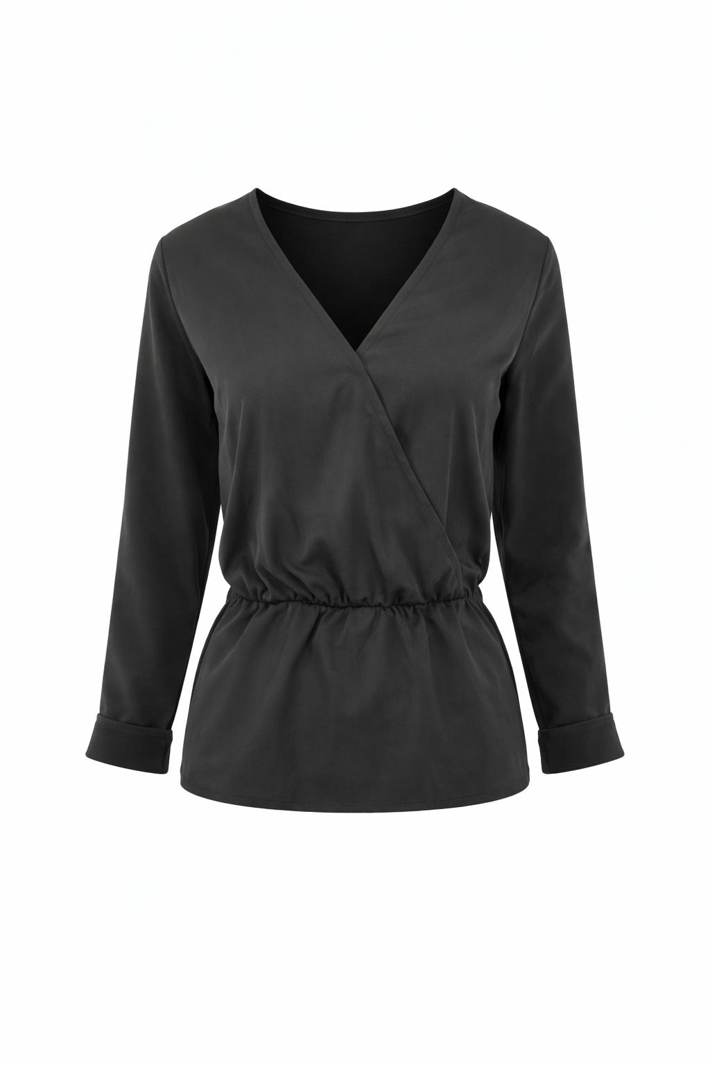 Dámská zavinovací halenka Gibson - černá Veľkosť: M